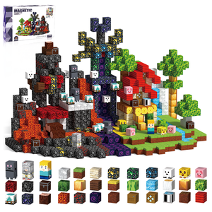 Магнитный куб, магнитные блоки, игровой набор для приключений, конструктор для детей, игрушки для малышей, креативная детская игра, пластиковый куб - Product Image 6