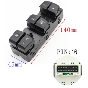 Interrupteur de lève-vitre Hyundai Elantra 93570-4V000 électrique pour modèles 2012-2016 - Product Image 3