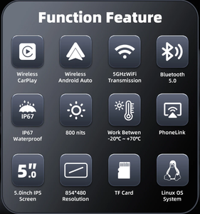 Nhà Máy Bán buôn 5inch kép BT chế độ màn hình cảm ứng <span class=keywords><strong>GPS</strong></span> Navigator cho xe máy không dây Carplay hiển thị Carplay Moto <span class=keywords><strong>5</strong></span> pollici - Product Image 4