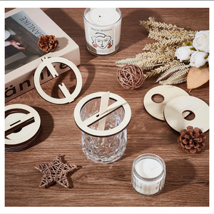 Outil de centrage de mèche de <span class=keywords><strong>bougie</strong></span> en bois avec support stabilisateur pour la fabrication de bougies DIY - Product Image 5