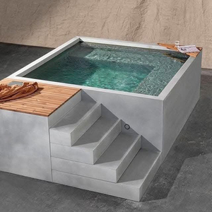 Piscina Spa Interrata su Misura di Piccole Dimensioni in Fibra di Vetro con Mosaico <span class=keywords><strong>per</strong></span> Bagni Freddi e Vasca Idromassaggio da Esterno - Product Image 5