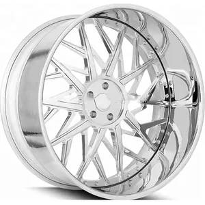 18" 19" 20" 21" 22" 2 Piece Concave Forged Rims Aluminum Alloy Passenger Car Front Rear Wheels Staggered