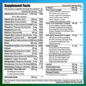 Immuno 150, complément alimentaire quotidien pour renforcer l'immunité, extrait d'herbes, 70 types de minéraux végétaux mélangés, 12 types de vitamines, capsules pour adultes - Product Image 5