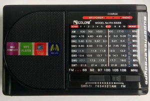 Golon Thụ Thể De Radio Rx-6688 Siêu Năng Lượng Pin Sạc Usb/Tf Player Xách Tay Usb Mp3 Fm Am Sw1-7 9 Ban Nhạc Đài Phát Thanh - Product Image 2