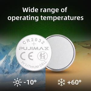 Pilas <span class=keywords><strong>de</strong></span> Botón <span class=keywords><strong>de</strong></span> Litio PUJIMAX CR2032 <span class=keywords><strong>de</strong></span> 3V para Relojes, Calculadoras y Relojes Despertadores - en Existencia 5 Piezas/Tarjeta - Product Image 3