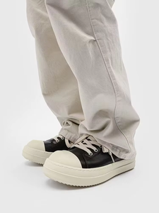 Zapatillas de Lujo para Hombre OEM de Alta Calidad con Empeine de PU Negro, Cordones Grandes, Entresuela de EVA para Todas las Estaciones y Suela Exterior que Aumenta la Altura - Product Image 4