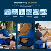 Support de bras réglable chauffant à 3 niveaux Chaise de camping chauffante USB Sièges de stade chauffants pour gradins
