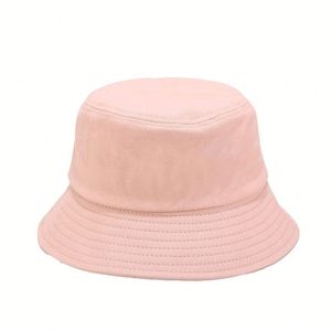 หมวกบักเก็ตทรงชาวประมงสำหรับผู้หญิง สีมาการอง พิมพ์ลายสกรีนบนผ้าไหมเรียบ ปรับขนาดได้ ผลิตจากโพลีเอสเตอร์ผสมคอตตอน ระบายอากาศได้ดี กันลม - Product Image 6