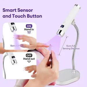 Lampe à ongles portable rechargeable avec tuyau flexible, lampe LED pour le séchage du gel, outils de nail art - Product Image 4