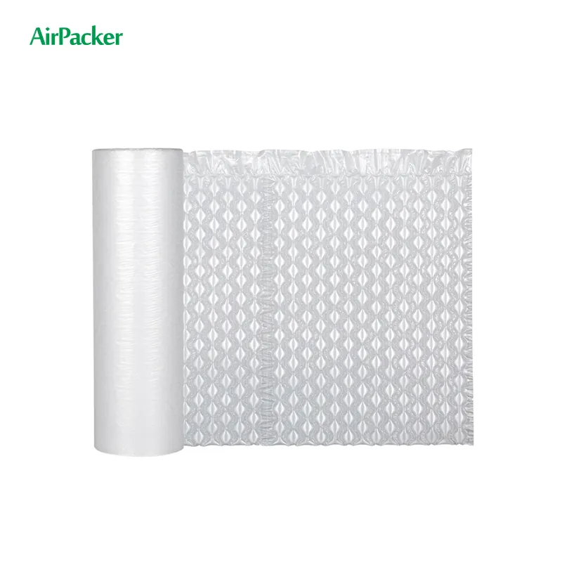 Rollo de burbujas para embalaje, película de cojín, Protector de borde de almohada de aire, Material de embalaje