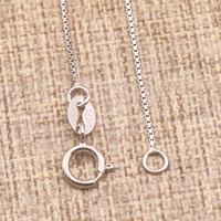 S925 chaîne en argent Sterling croix/vague d'eau/boîte/serpent/graine/chopin/gypsophile lien placage de rhodium italie bijoux pour collier bricolage