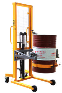 450kg 다기능 드럼 덤퍼 55갤런 스틸 드럼 200L 림 플라스틱 드럼 리프팅 장비 유압 지게차 400kg - Product Image 5