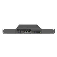 Routeur pare-feu 9,5 pouces, mini PC SFP, Intel N100/N150/N305, 4x Intel I226 2.5G, 4x10G SFP+, ordinateur de bureau industriel monté en rack