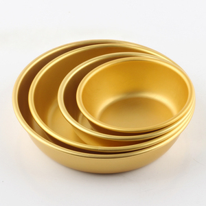 Tazón para Salsas <span class=keywords><strong>de</strong></span> Aleación <span class=keywords><strong>de</strong></span> Aluminio <span class=keywords><strong>de</strong></span> Grado Alimenticio, Tazón para Salsas Coreanas, Tazón Pequeño Redondo <span class=keywords><strong>de</strong></span> Metal para Salsas - Product Image 1