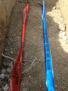 เทปเตือนภัยอะลูมิเนียมฟอยล์คุณภาพสูง ตรวจจับได้ใต้ดิน พิมพ์โลโก้ได้ - Product Image 6