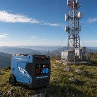 Süper Sessiz 5.5kw Benzinli Jeneratör 6kW Maks Taşınabilir Dijital İnverter Jeneratör Seti Çeşitli Senaryolar İçin Üç Yönlü Çalıştırma