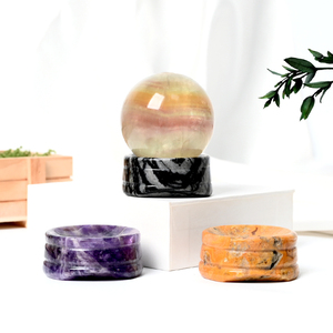 ฐานตั้งคริสตัลแกะสลักจากหินธรรมชาติสำหรับตกแต่งบ้าน ขายส่ง - Product Image 4