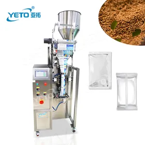 Otomatik granül paket şeker paketleme makinesi 3 taraf geri sıvı conta makinesi için granül aperatif fasulye somun patlamış mısır tohum şeker