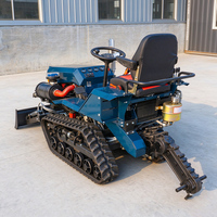 Mesin Pertanian Rotary Tiller Multifungsi, Rotary Cultivator, Harga Traktor Mini Crawler