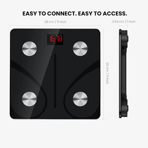 शरीर के वजन के स्वास्थ्य विश्लेषक इलेक्ट्रॉनिक पैमाने पर 180 किलोग्राम शरीर के वजन स्वास्थ्य विश्लेषक इलेक्ट्रॉनिक स्केल डिजिटल - Product Image 6