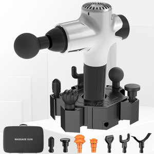 TOP fabricante 5 percussão corporal <span class=keywords><strong>mini</strong></span> massagem elétrica vibrador melhor do tecido muscular profundo titular pistola de aquecimento e massageador frio - Product Image 6