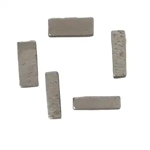Segmentos de corte de sierra de banda de diamante de Unión suave afilada a base de cobalto de alto porcentaje SANSO para piedra caliza de mármol
