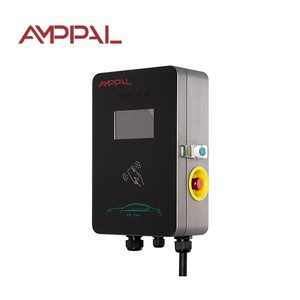 Amppal New 22/44kW Metal Socket AC Commercial Wall-mounted Vehicle <b>Fast</b> <b>Charging</b> Station AF-AC-JS 7&11&22&44KW Metal Socket Wall - Product Image 3