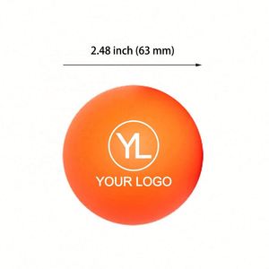Pelota de Masaje de Goma Ecológica con Logotipo Personalizado, para Liberación Miofascial, Yoga, Terapia de Puntos de Presión, Lacrosse - Product Image 2