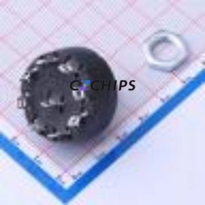MFR01-A5F00L14BS-R Rotary Switch Through hole Component (THT) Switch Flat Type Solder Tab 8A 250V - Product Image 2
