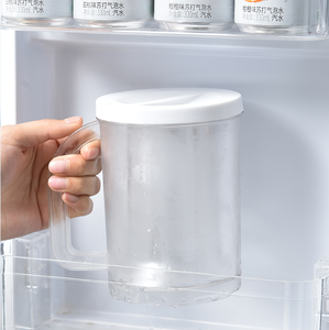 Tasse de congélation en gel à double paroi Tasses à glace pour <span class=keywords><strong>congélateur</strong></span> Tasses à <span class=keywords><strong>bière</strong></span> en plastique transparent avec poignée, 13.5 oz - Product Image 5