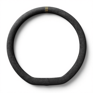 Housses de volant en daim rondes, respirantes, anti-transpiration et antidérapantes, de qualité supérieure, minimalistes, pour toutes les saisons, vente en gros d'usine - Product Image 2
