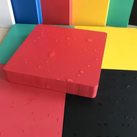 Lembaran Busa PVC Berwarna 4x8ft Densitas Tinggi 2mm 4mm 5mm 8mm 10mm untuk Pembuatan Kabinet Rumah dan Display Iklan