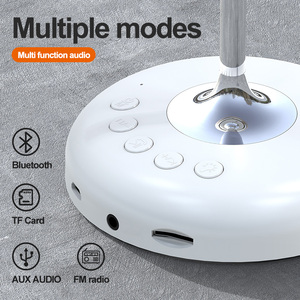 Hộp âm thanh cuộc gọi rảnh tay FM TF xách tay 5W chuyển đổi LED ánh sáng màu xanh răng BT không dây TWS không thấm nước JY-35 đèn bàn loa - Product Image 6