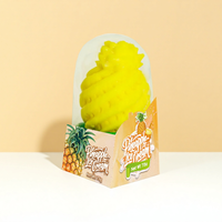 Vente en gros de crème glacée à la pêche, à la mangue et au citron, personnalisée OEM, célèbre sur Internet, avec un arôme riche de lait, emballage en boîte/sac, logo personnalisé
