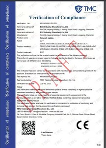 Cáp mạng ngoài trời PVC+PE 305M màu đen Cat 5e, dây Cat5 ngoài trời, chống tia cực tím, chống nắng, chống thấm nước, cáp truyền thông UTP - Product Image 6