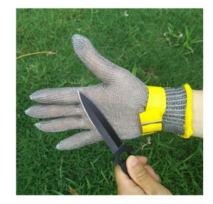 <span class=keywords><strong>Gants</strong></span> anti-coupure de niveau 9 en acier inoxydable, <span class=keywords><strong>gants</strong></span> en maille métallique pour la manipulation d'objets tranchants - Product Image 2