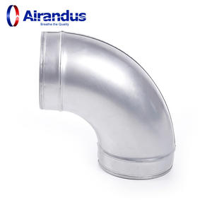 La CAHT partie l'acier galvanisé par ventilation <span class=keywords><strong>coude</strong></span> de 90 degrés pour le conduit en spirale - Product Image 4