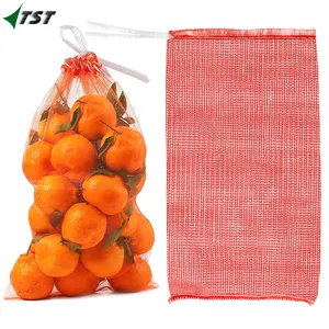 Hot-selling Garlic Violet Small Mesh Market Bag Packaging Fruit and Vegetable with Customized Sizes for the Middle East Country