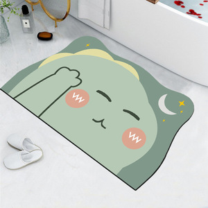 Alfombrilla <span class=keywords><strong>de</strong></span> secado rápido para baño <span class=keywords><strong>de</strong></span> barro <span class=keywords><strong>de</strong></span> diatomeas, almohadilla antideslizante en la entrada del baño, almohadilla para pies <span class=keywords><strong>de</strong></span> baño - Product Image 1