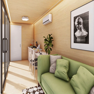 Maisons préfabriquées Apple Cabin de 20 et 40 pieds, étanches et ignifuges, pour bureaux de construction et villas, certifiées CE, fabriquées en Chine, disponibles pour les marchés US, AU, EU - Product Image 4