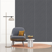 Panneaux acoustiques muraux en feutre RPET en gros, auto-adhésifs, en fibres de polyester recyclées, isolation phonique, carreaux muraux, décoration de bureau