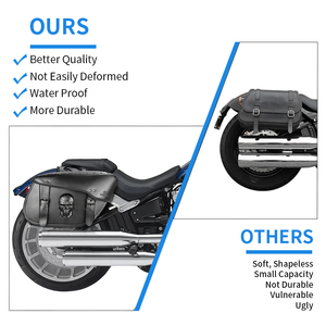 Haute qualité YINGSI grande capacité étanche <span class=keywords><strong>moto</strong></span> cuir sacoche propre moule accepter la personnalisation des étiquettes personnelles - Product Image 5