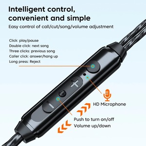 Audífonos Intrauditivos con Cable Tipo C y Conector de 3.5 mm, Audífonos HIFI con Bajos, Auriculares para Videojuegos con Manos Libres para Xiaomi, Huawei, <span class=keywords><strong>Samsung</strong></span> - Product Image 6