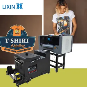 LIXIN High quality inkjet heat transfer PET film printer DTF heat transfer press machine dtf printer