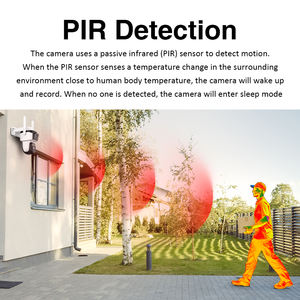 Vstarg621tr كاميرا 10x Sim بطاقة 4G AOV استهلاك منخفض 9MP بطارية كاميرا خارجية تعمل بالطاقة الشمسية كاميرا PT حركة الإنسان - Product Image 3