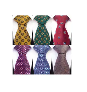Best Selling Alta Qualidade Jacquard Luxo Mens Ties Paisley Italian Silk Neckties Mens Decoração De Casamento Para Presentes Do Negócio