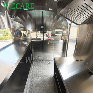 Wecare รถขายกาแฟแบบเคลื่อนที่ได้, รถขายอาหารวินเทจไอศกรีมรถลากสำหรับจัดเลี้ยงกาแฟพร้อมอุปกรณ์เต็มรูปแบบในครัว - Product Image 6
