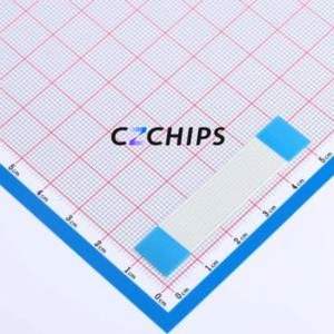 HX FFC-1.0-10P-50mm FFC Cable (Flexible Flat Cable) P=1mm Connector 10P 1mm 0.3mm Non-Inverting - Product Image 2