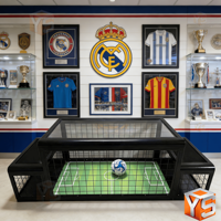 Machine de jeu de football interactive en métal ZDYS avec lumières LED et détection de mouvement, design sous table pour usage commercial