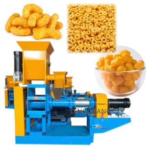 Máquina para hacer hojaldre de grano de grado industrial Rizos de maíz inflado Kurkur Máquina de extrusión de aperitivos de maíz Máquina para hacer hojaldre de maíz - Product Image 6